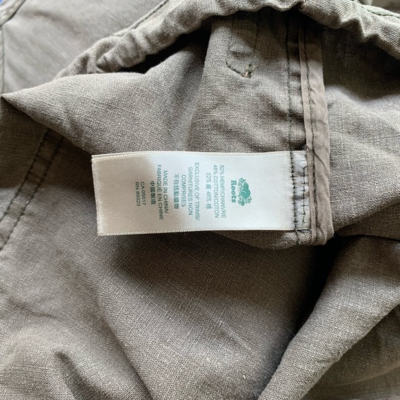 Roots Lose Half-Zip Hemp Light Shirt - Small - Picture 7 of 7